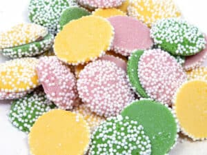 pastel mint nonpareils