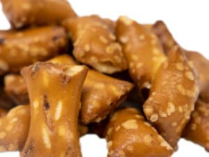 Peanut butter filled mini pretzel nuggets