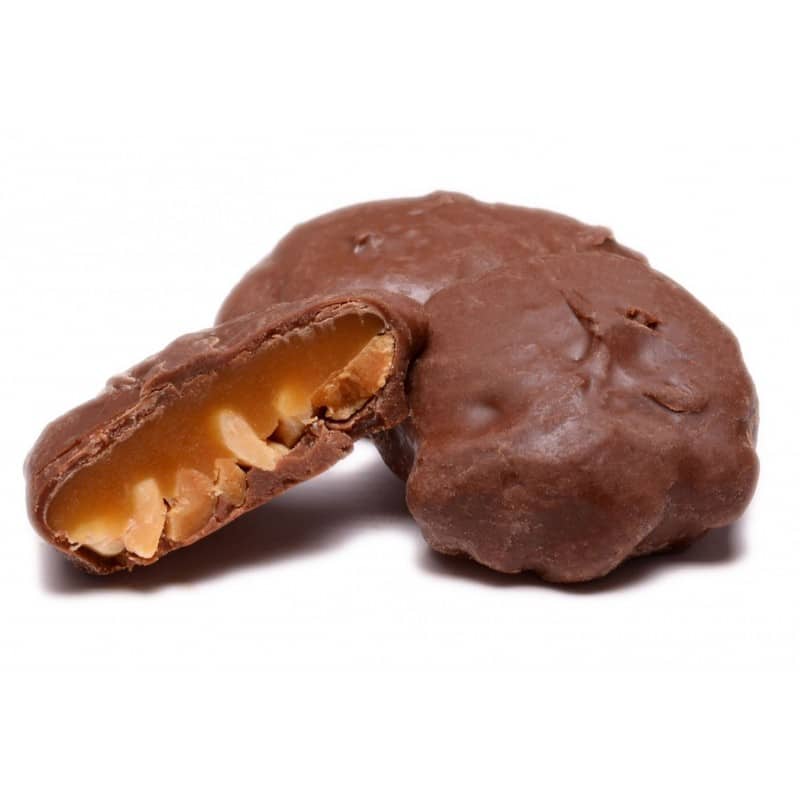 Chocolate Caramel Peanut Clusters