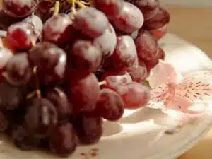 red grapes
