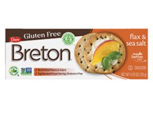 Gluten free flax and sea salt crackers