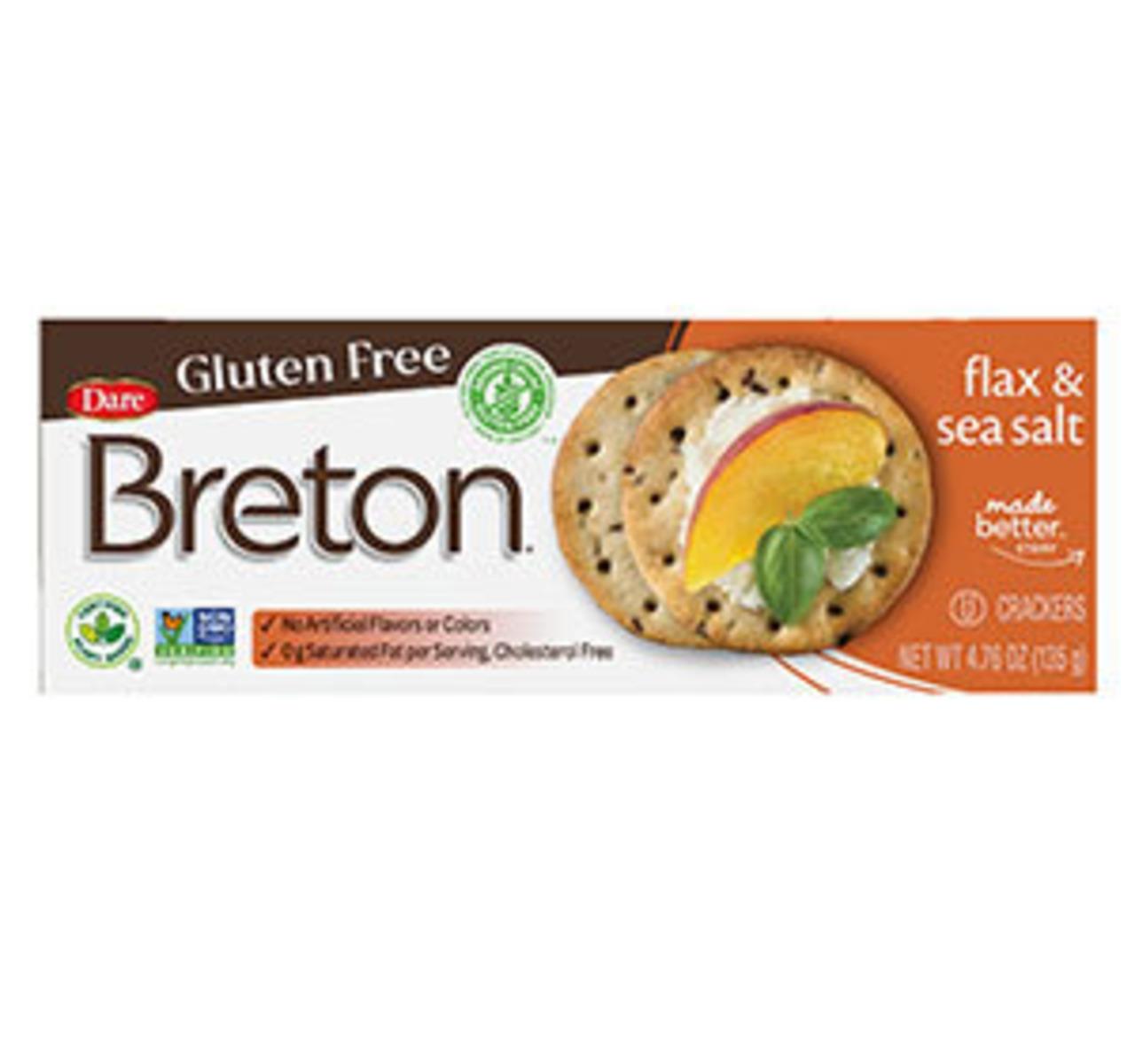 Gluten free flax and sea salt crackers