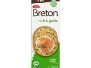 Gluten Free Garlic and Herb Crackers