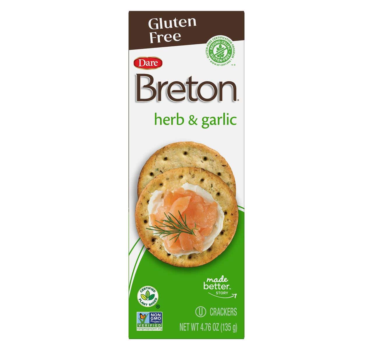 Gluten Free Garlic and Herb Crackers